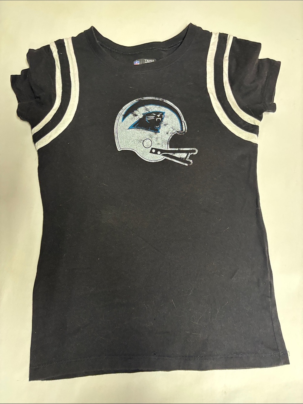 Carolina Panthers Women’s Small NFL Football Jersey T-Shirt 100% Cotton